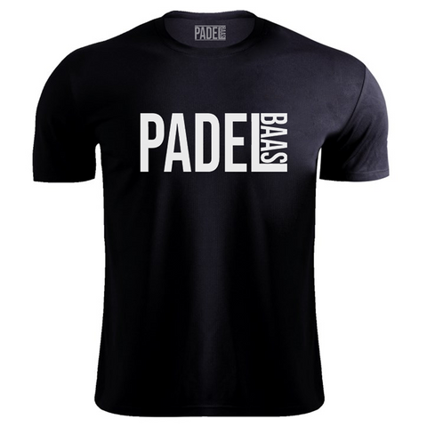 Padel Shirt Zwart Unisex