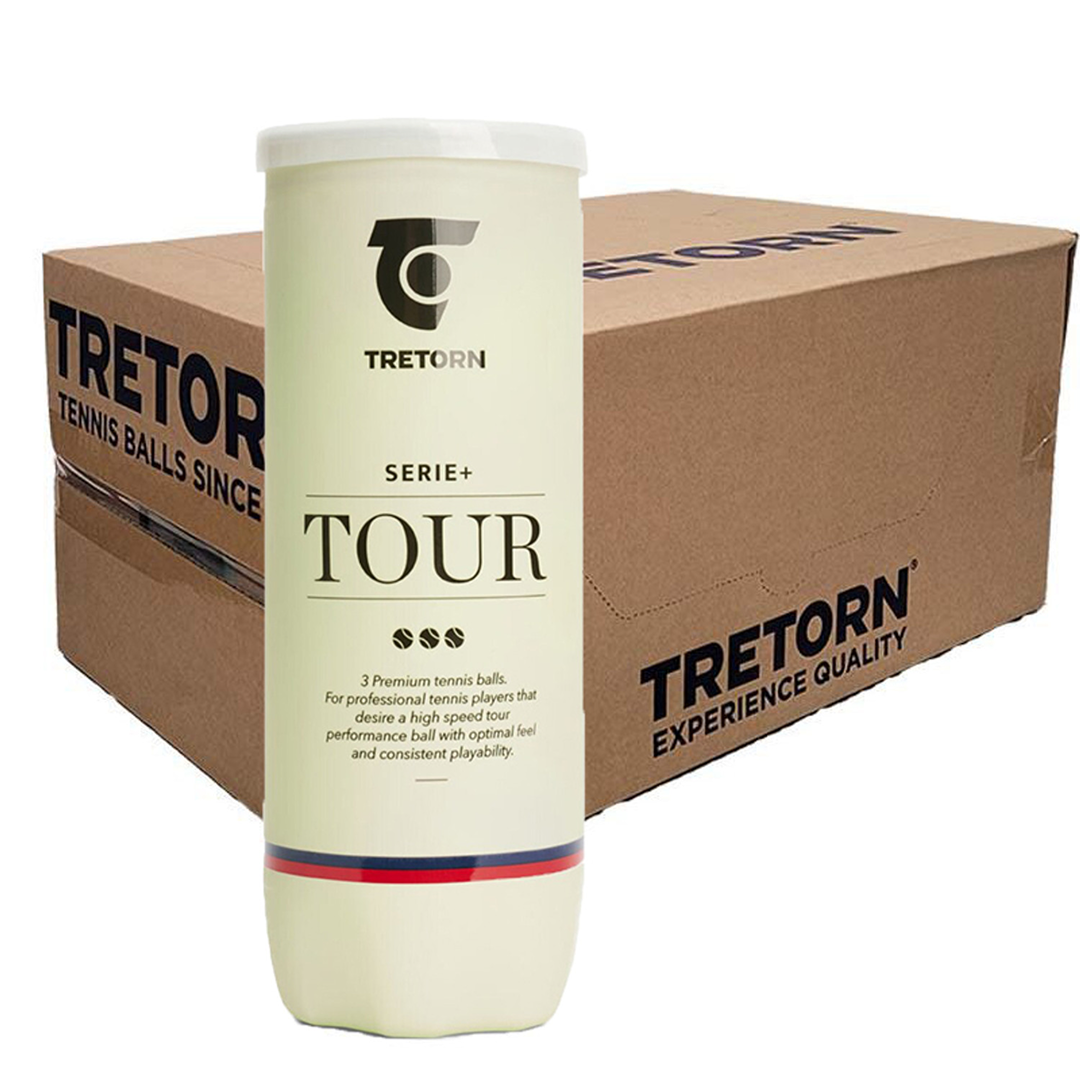 Tretorn Serie + Padel Tour Padelballen (omdoos 24 cans a 3 ballen)