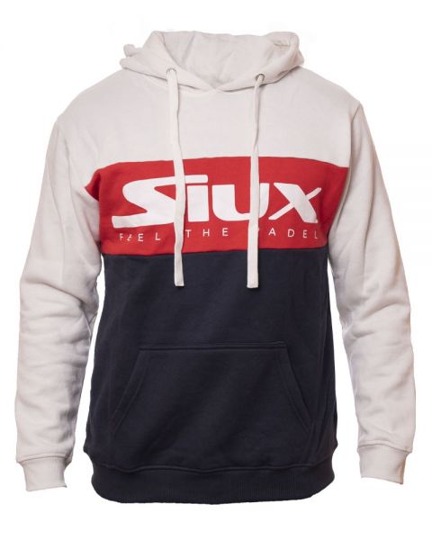 Hoodie Heren Blauw/Wit