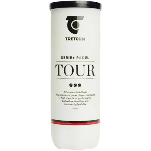 Tretorn Combipack Serie + Padel Tour Padelballen (3 cans van 3 ballen)