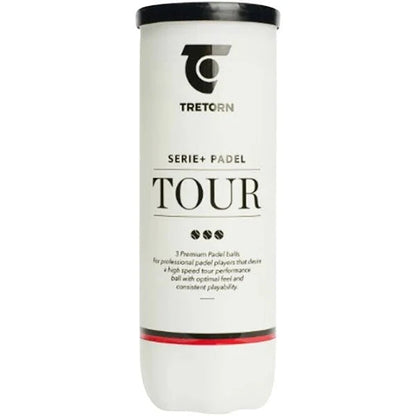 Tretorn Combipack Serie + Padel Tour Padelballen (3 cans van 3 ballen)