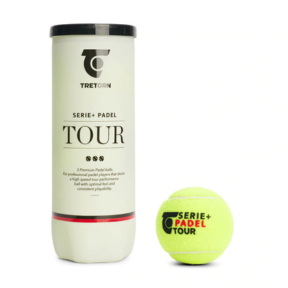 Tretorn Combipack Serie + Padel Tour Padelballen (3 cans van 3 ballen)