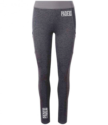 Padel Legging Dames Zwart/Grijs
