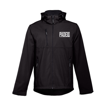 Softshell Heren Zwart - Padelbaas.nl